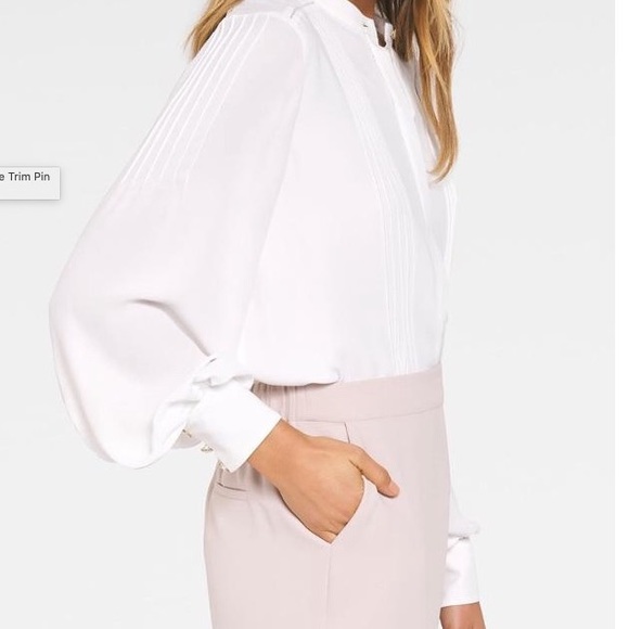 Pin Tuck Shirt Button Down - Picture 3 of 3